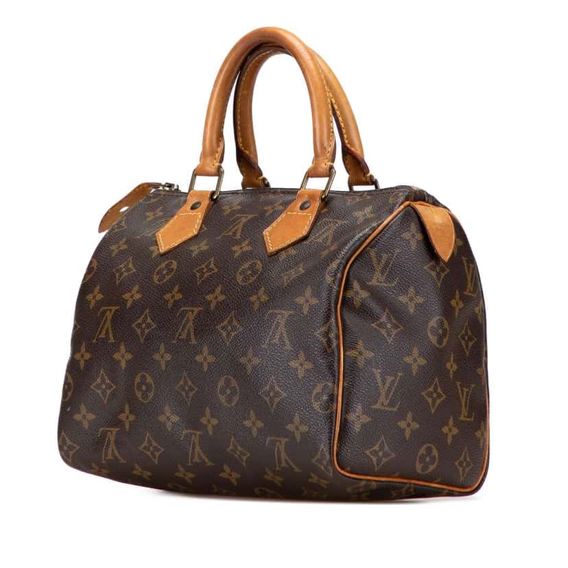 Louis Vuitton Monogram Speedy 25 Brown Good condition - Back View
