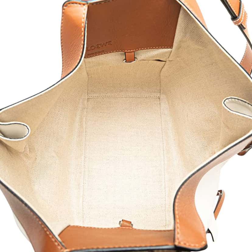 Loewe Small Tricolor Leather Hammock Satchel Brown Leather Good condition - Model View