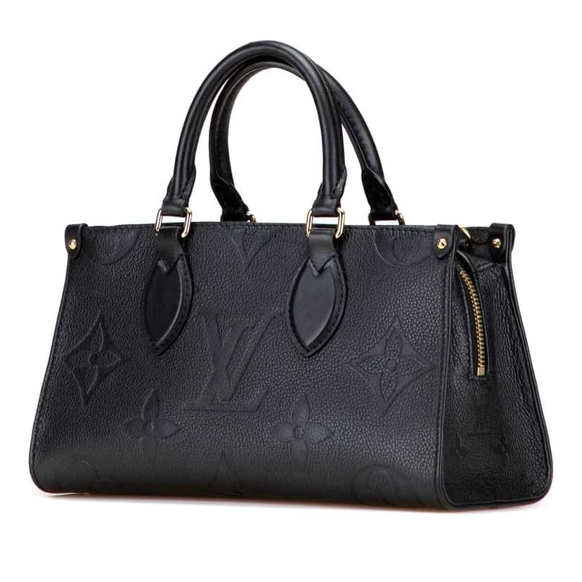 Louis Vuitton Monogram Giant Empreinte OnTheGo East West Black Leather Good condition - Back View