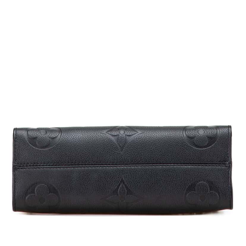 Louis Vuitton Monogram Giant Empreinte OnTheGo East West Black Leather Good condition - Inside View