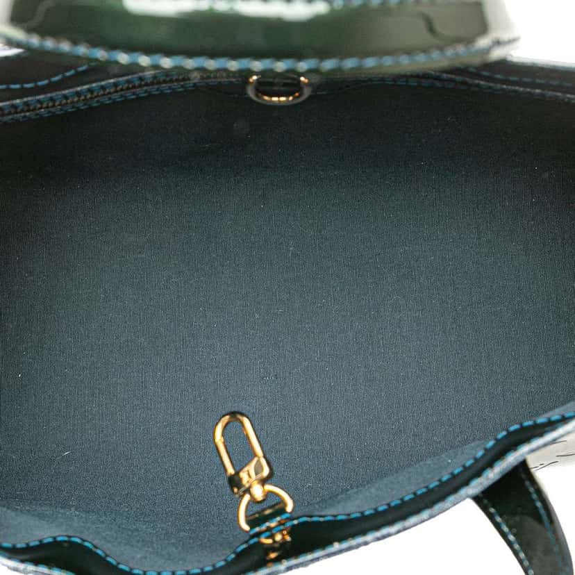 Louis Vuitton Monogram Vernis Wilshire PM Green Leather Good condition - Model View