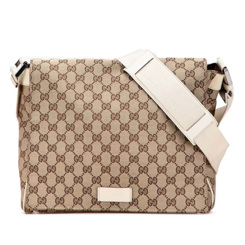Gucci GG Canvas Crossbody Brown Canvas Good condition - Front View