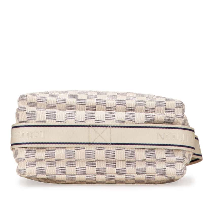 Louis Vuitton Damier Azur Naviglio White Canvas Good condition - Inside View