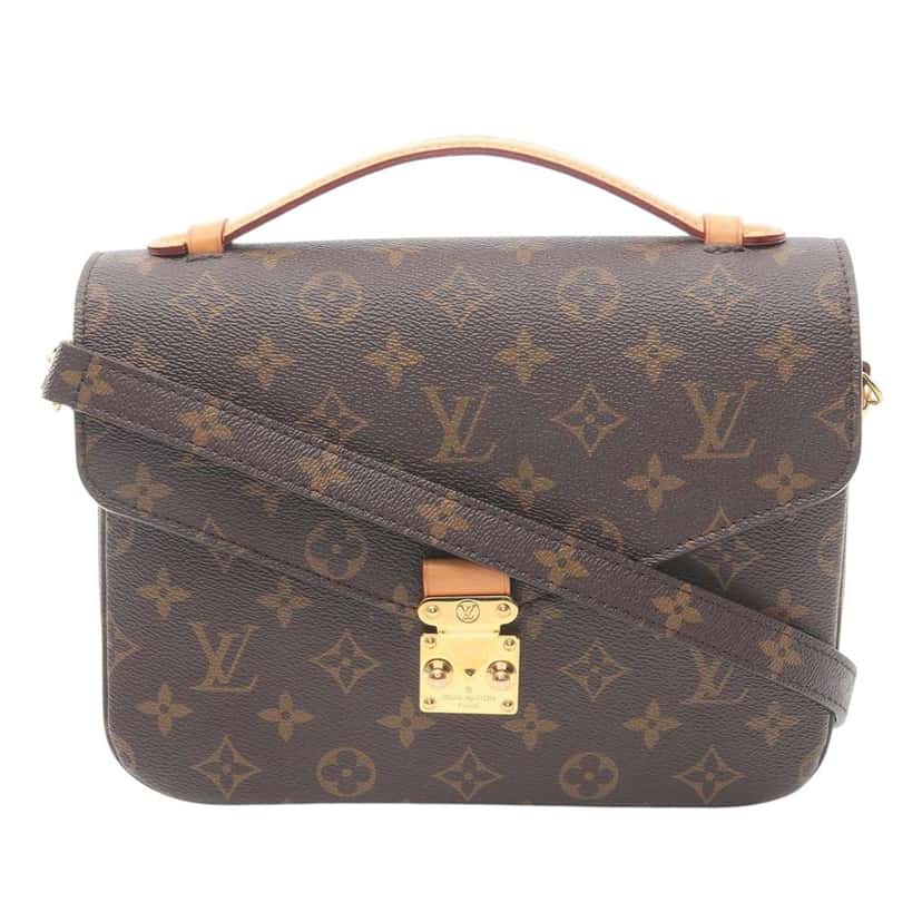 Louis Vuitton Monogram Pochette Metis Brown Good condition - Front View