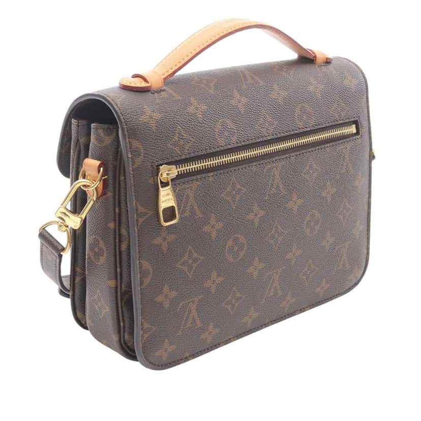 Louis Vuitton Monogram Pochette Metis Brown Good condition - Back View