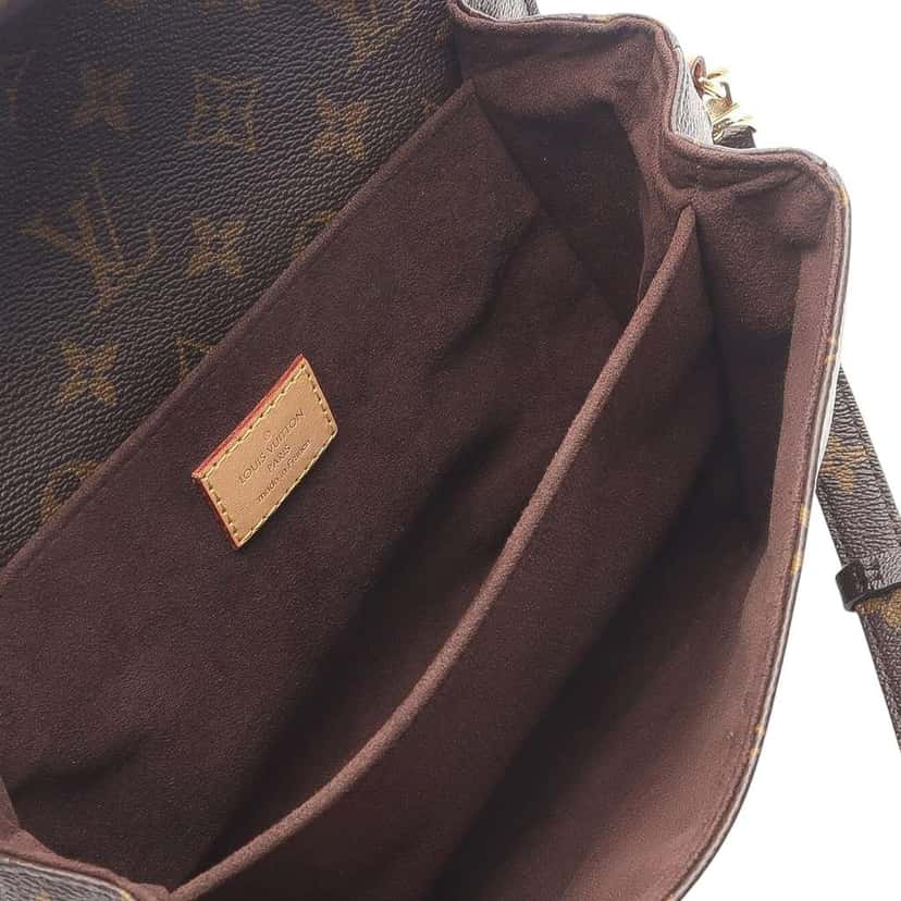 Louis Vuitton Monogram Pochette Metis Brown Good condition - Inside View
