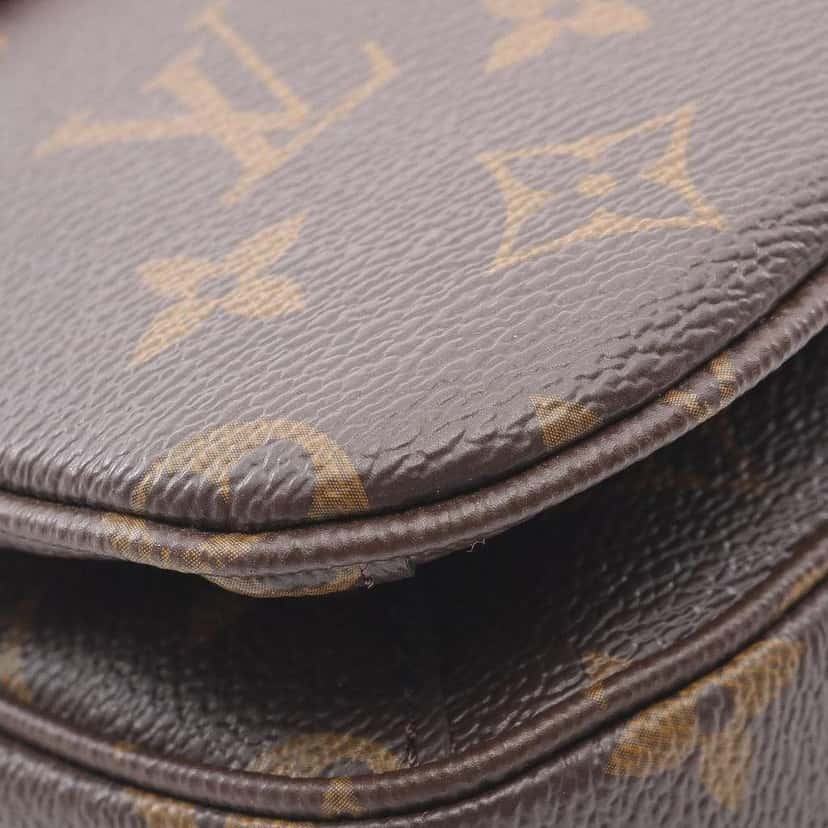 Louis Vuitton Monogram Pochette Metis Brown Good condition - Box View
