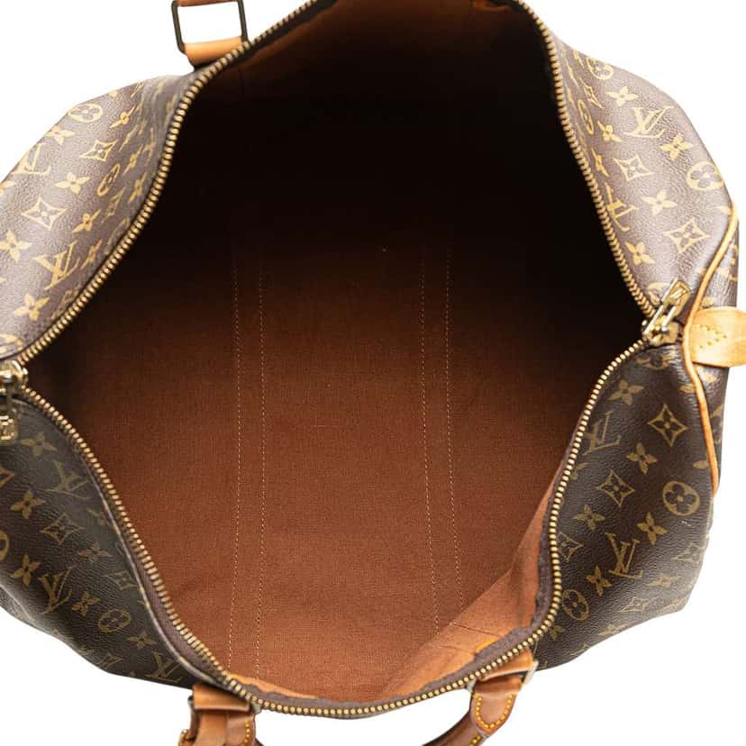 Louis Vuitton Monogram Keepall 50 Brown Fair condition - Model View