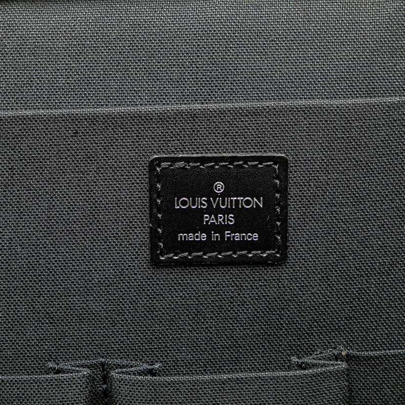 Louis Vuitton Taiga Porte Ordinateur Odessa Black Leather Good condition - Box View