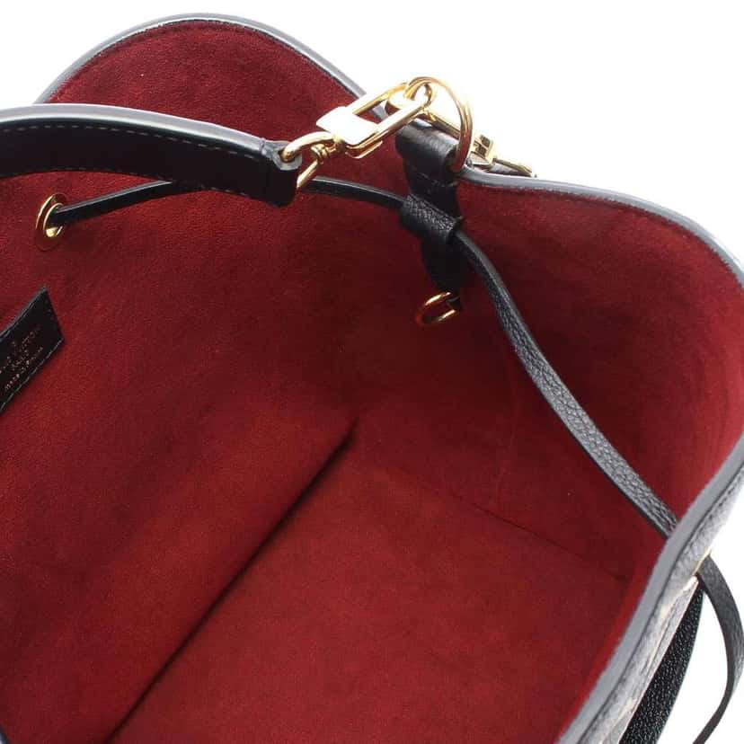 Louis Vuitton Monogram Giant Bicolor Empreinte Neonoe MM Black Leather Good condition - Inside View