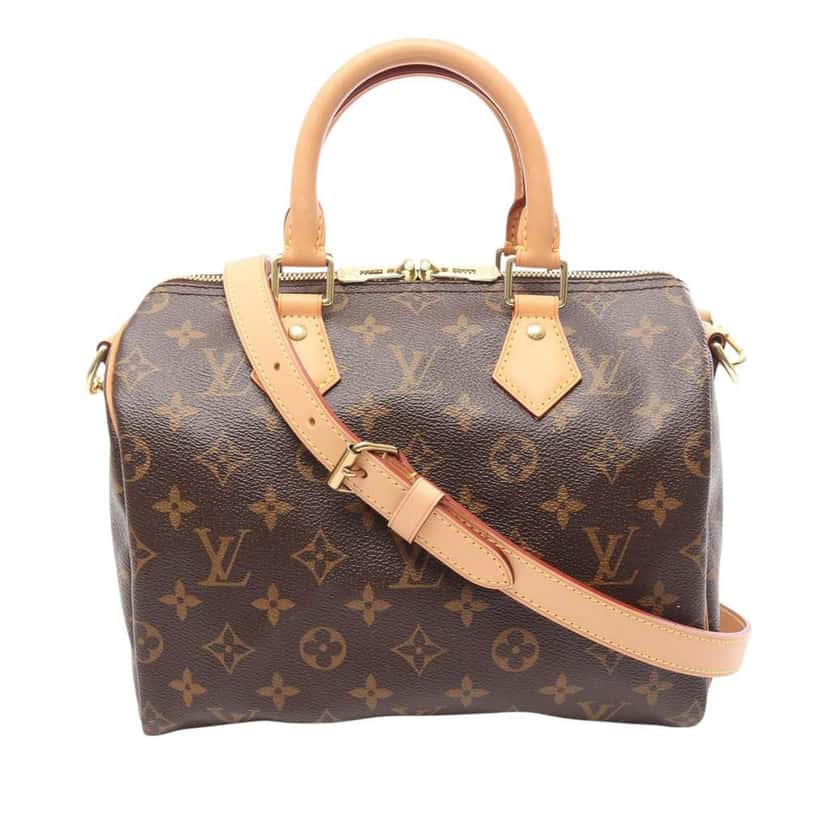 Louis Vuitton Monogram Speedy Bandouliere 25 Brown Good condition - Front View