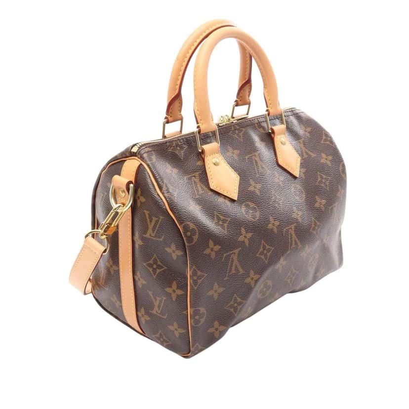 Louis Vuitton Monogram Speedy Bandouliere 25 Brown Good condition - Back View