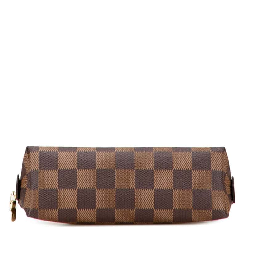 Louis Vuitton Damier Ebene Cosmetic Pouch PM Brown Good condition - Inside View