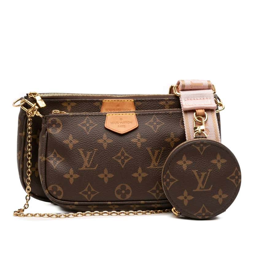 Louis Vuitton Monogram Multi Pochette Accessoires Brown Canvas Good condition - Front View
