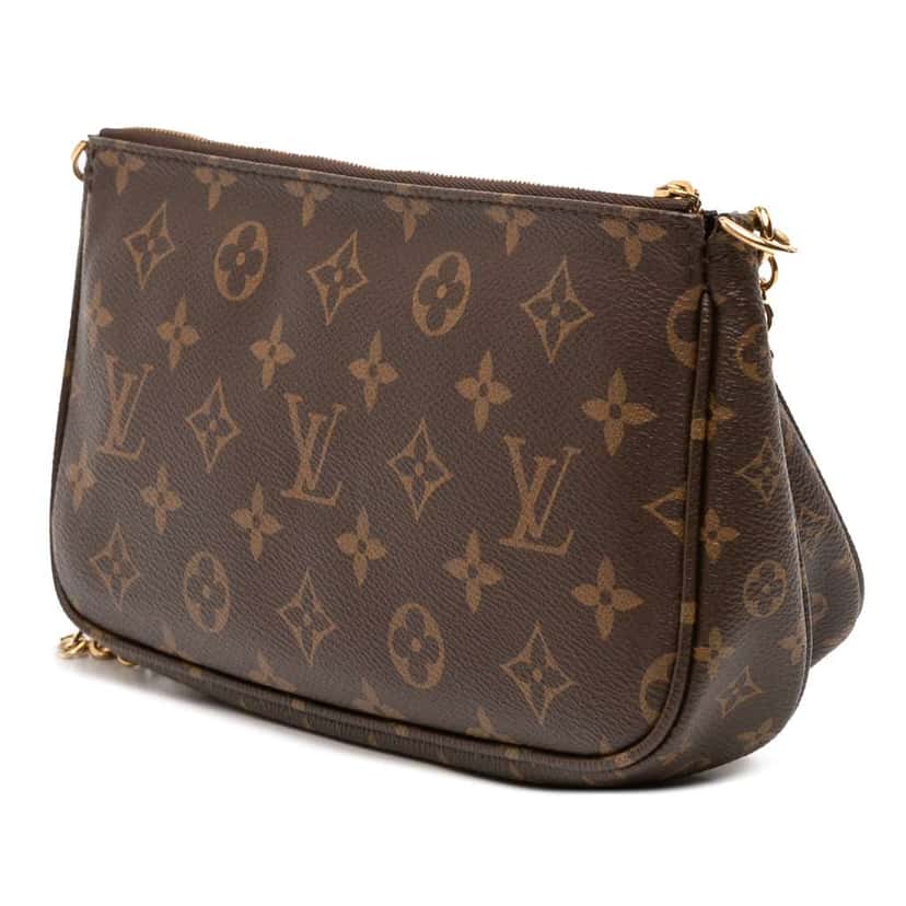 Louis Vuitton Monogram Multi Pochette Accessoires Brown Canvas Good condition - Back View