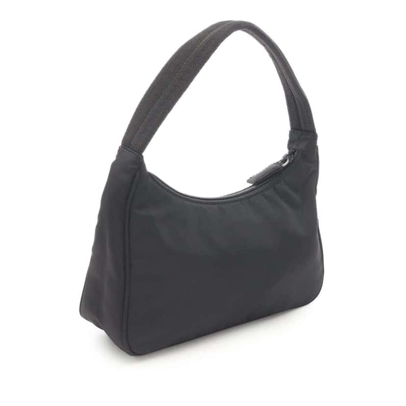 Prada Tessuto Shoulder Bag Black Good condition - Back View