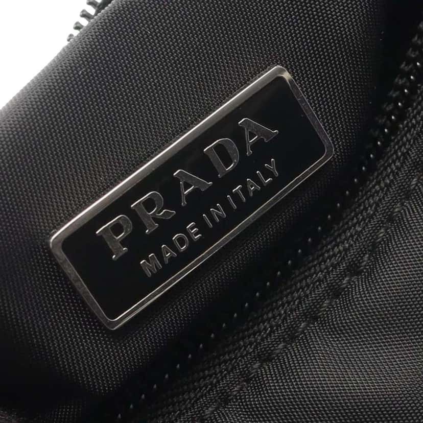 Prada Tessuto Shoulder Bag Black Good condition - Model View