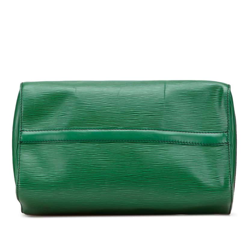 Louis Vuitton Epi Speedy 30 Green Leather Good condition - Inside View