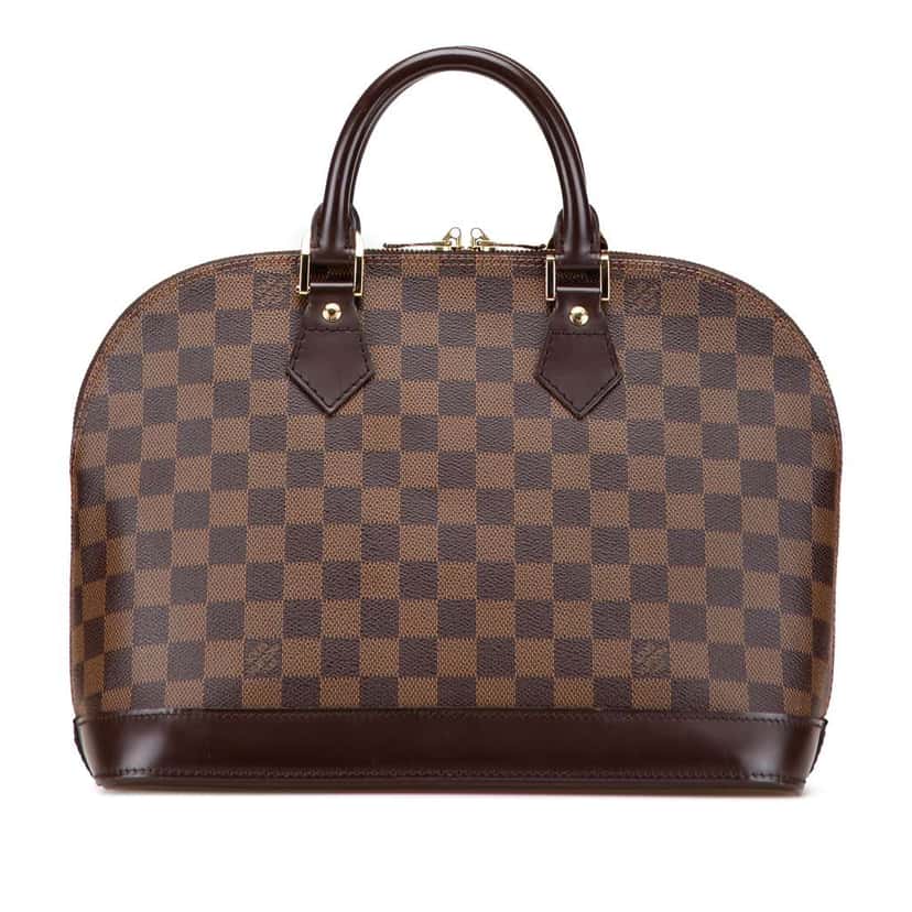 Louis Vuitton Damier Ebene Alma PM Brown Good condition - Front View