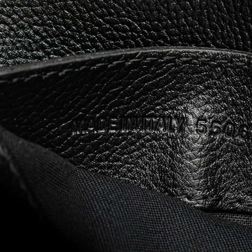 Balenciaga XXS Calfskin Ville Top Handle Bag Black Leather Good condition - Box View