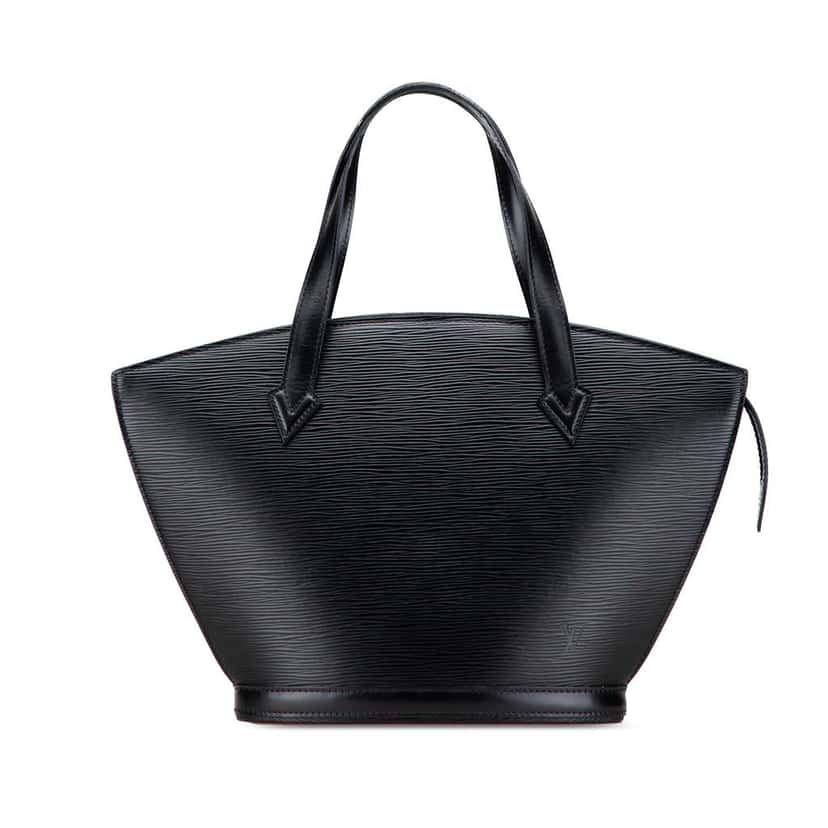 Louis Vuitton Epi Saint Jacques PM Short Strap Black Leather Good condition - Front View