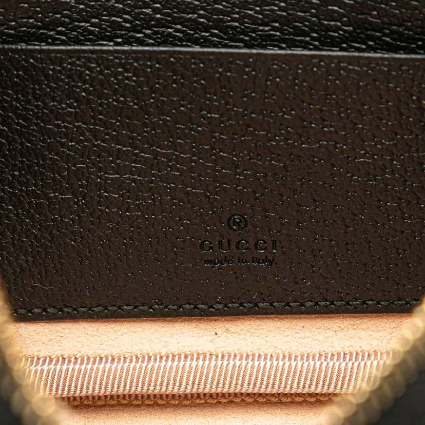 Gucci Small Leather Ophidia Belt Bag Black Leather Good condition - Box View