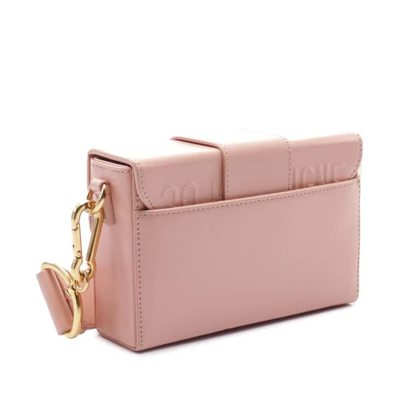Dior Leather 30 Montaigne Box Bag Pink Leather Good condition - Back View