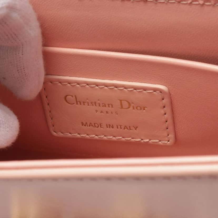Dior Leather 30 Montaigne Box Bag Pink Leather Good condition - Box View