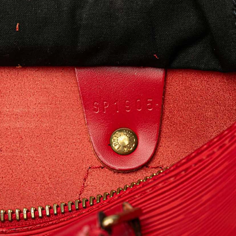 Louis Vuitton Epi Speedy 25 Red Leather Good condition - Box View