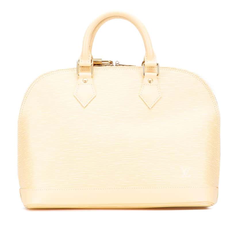 Louis Vuitton Epi Alma PM Brown Leather Very good condition - Front View