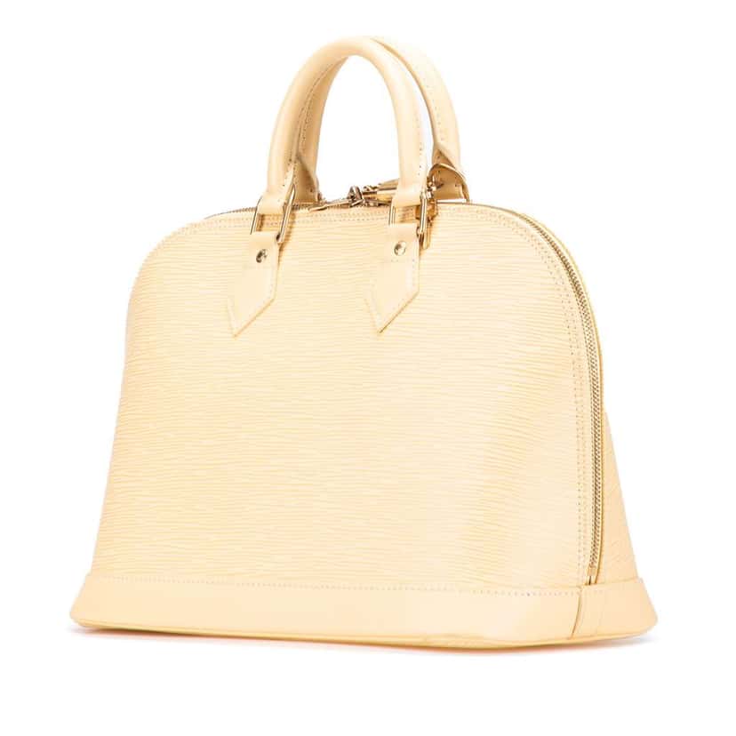 Louis Vuitton Epi Alma PM Brown Leather Very good condition - Back View