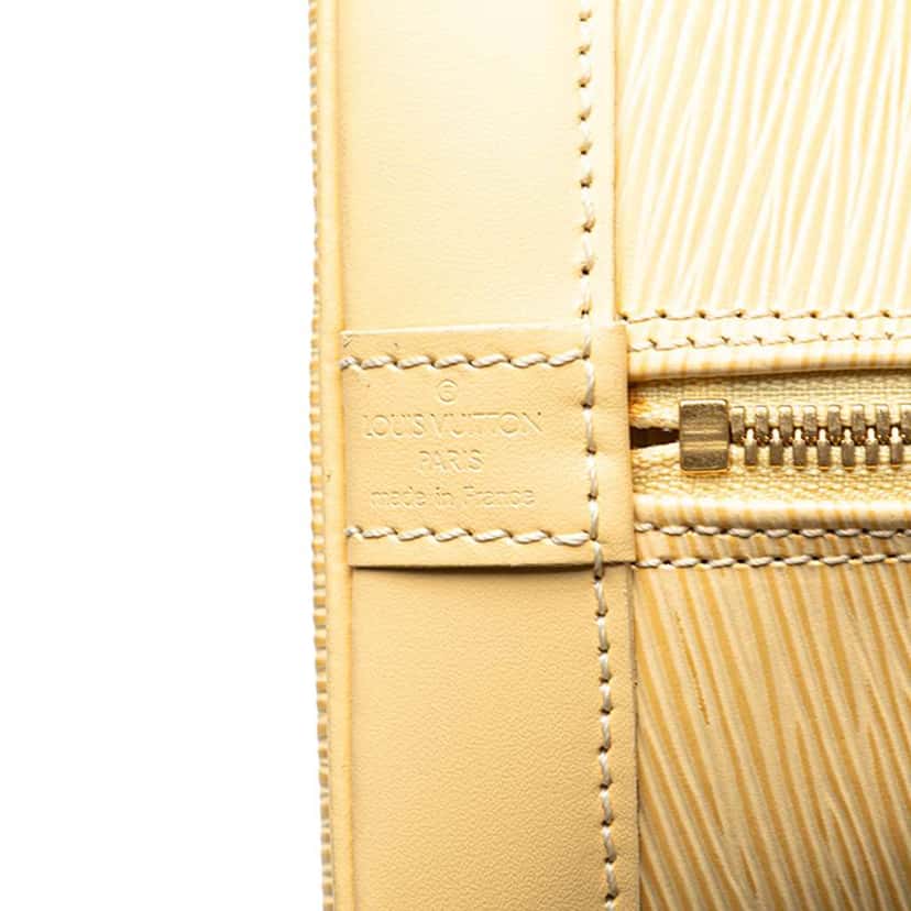 Louis Vuitton Epi Alma PM Brown Leather Very good condition - Box View