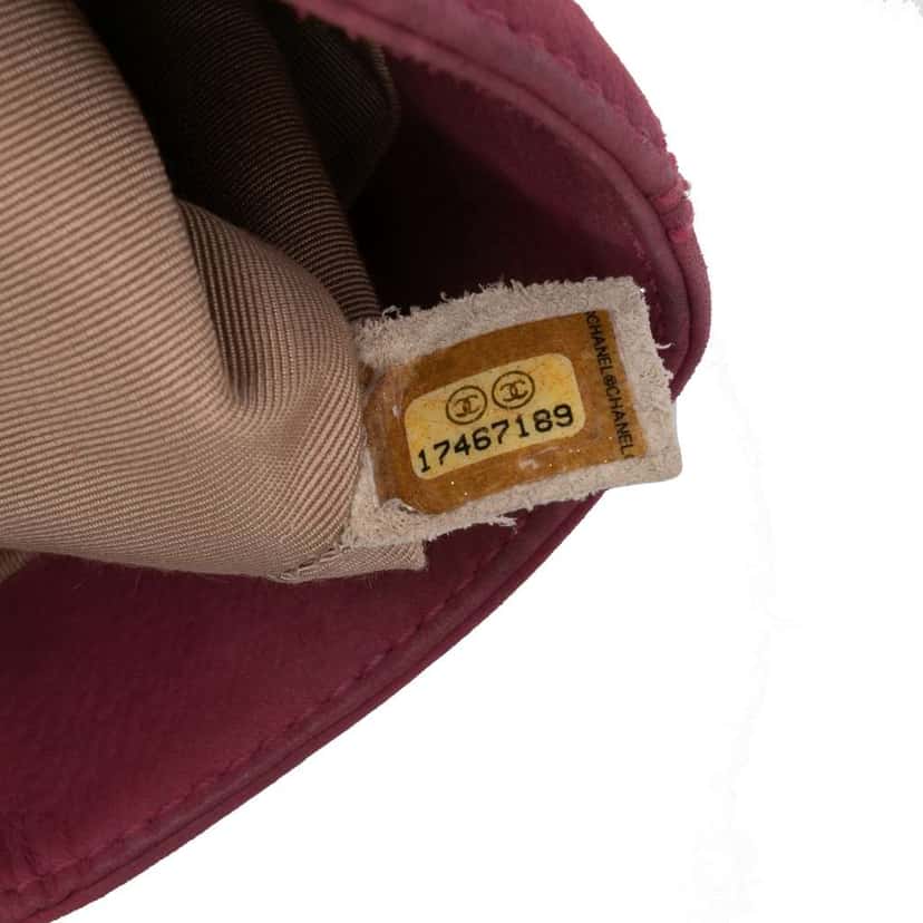 Chanel Mini Quilted Nubuck Trianon Messenger Flap Pink Leather Good condition - Box View