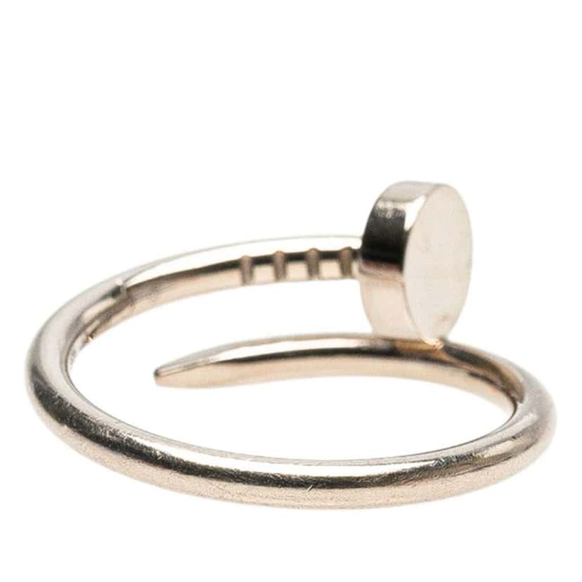 Cartier Small 18K White Gold Juste un Clou Ring Silver White Gold Good condition - Model View