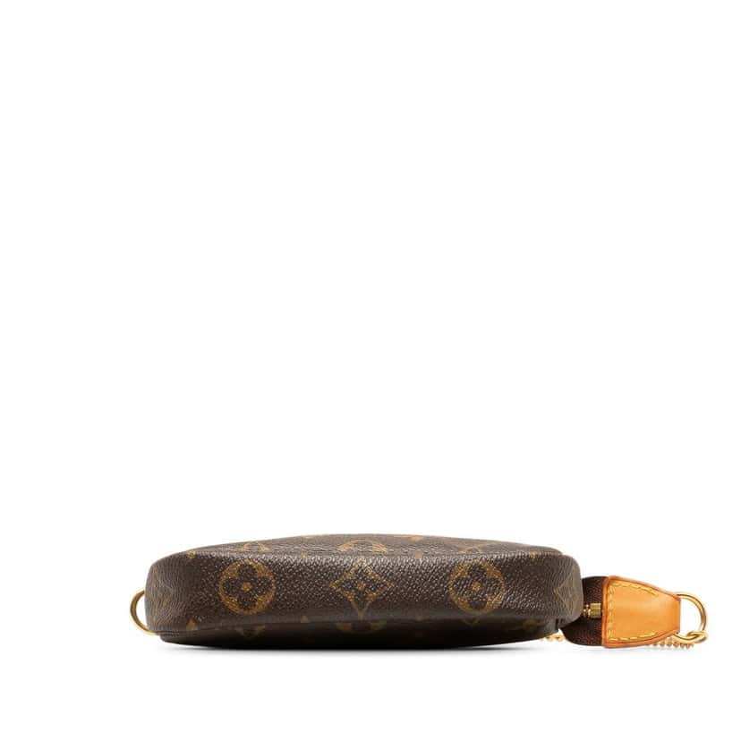 Louis Vuitton Monogram Mini Pochette Accessoires Brown Canvas Good condition - Model View