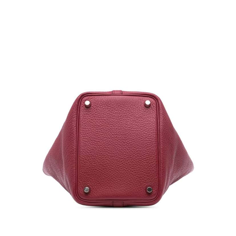 Hermès Clemence Picotin Lock 18 Red Leather Good condition - Inside View