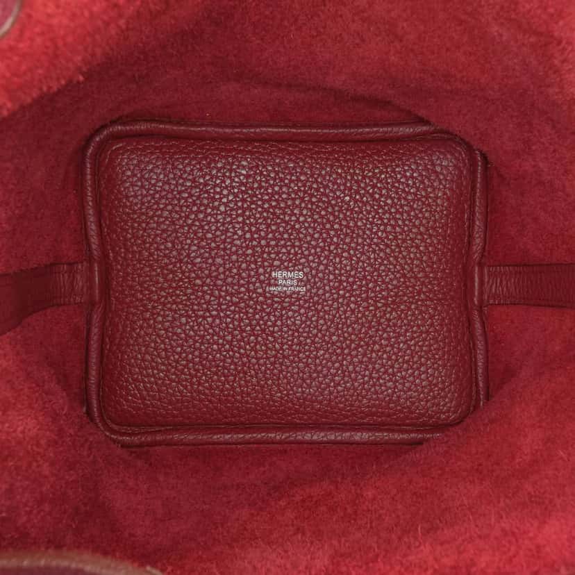 Hermès Clemence Picotin Lock 18 Red Leather Good condition - Model View