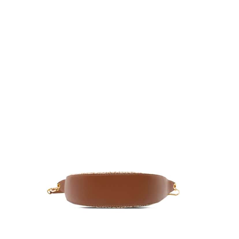 Loewe Anagram Canvas Luna Hobo Brown Canvas Good condition - Inside View