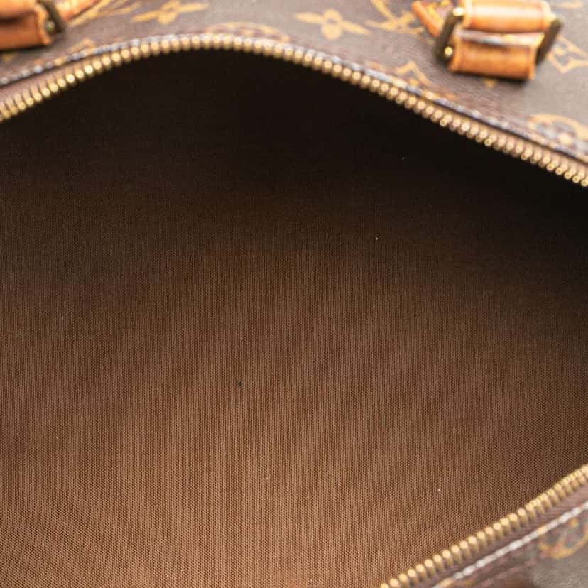 Louis Vuitton Monogram Speedy 35 Brown Canvas Good condition - Model View