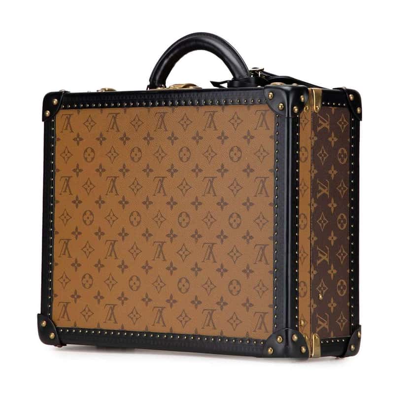 Louis Vuitton Monogram Reverse Cotteville 40 Brown Good condition - Back View