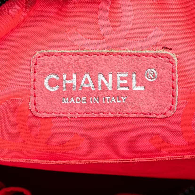 Chanel Lambskin Cambon Ligne Crossbody Black Leather Good condition - Box View