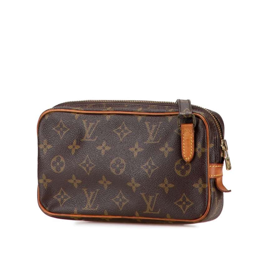 Louis Vuitton Monogram Pochette Marly Bandouliere Brown Good condition - Back View