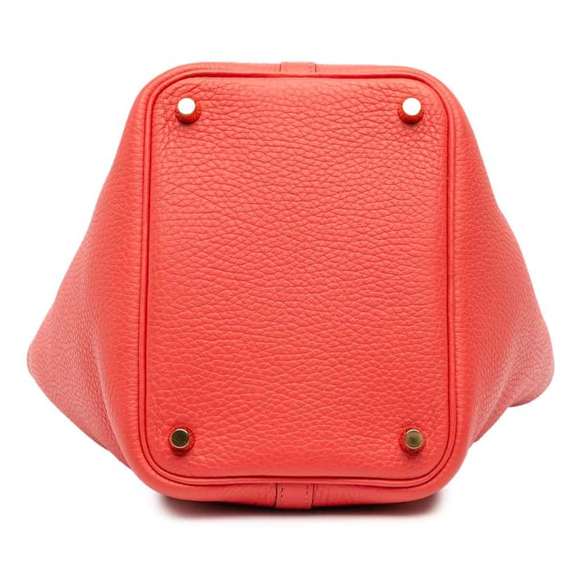 Hermès Clemence Picotin Lock 18 Red Leather Good condition - Inside View