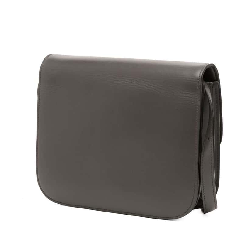 Celine Medium Calfskin Classic Box Grey Leather Good condition - Back View