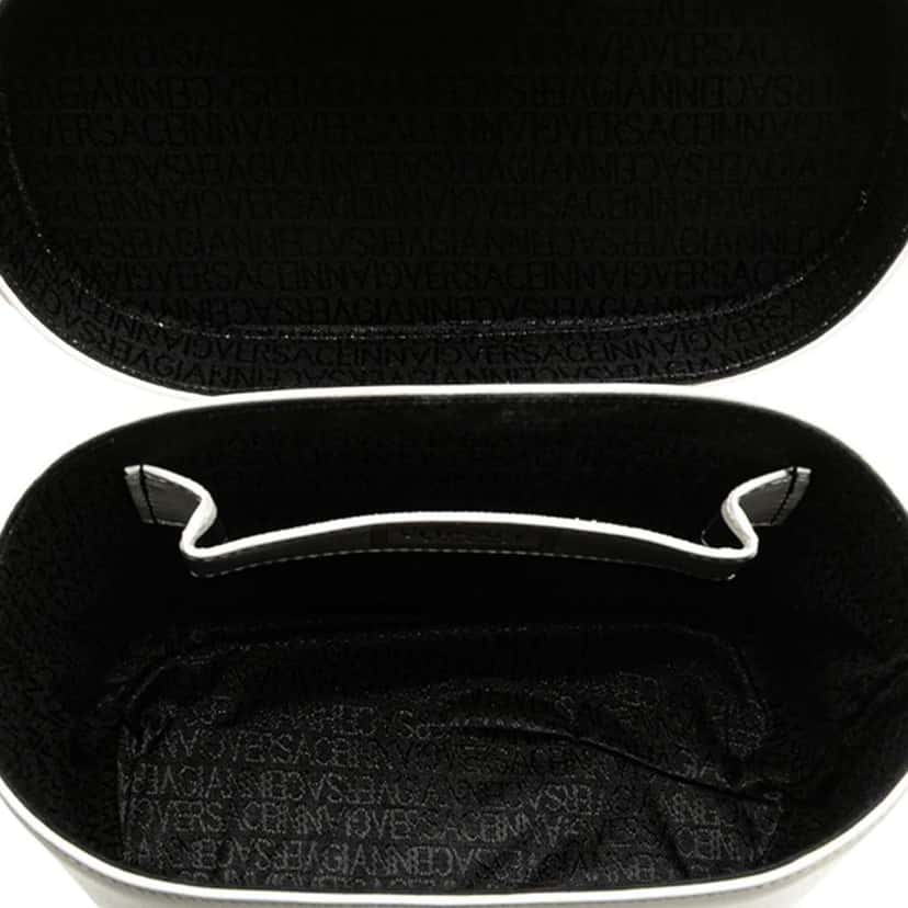 Versace Leather Sunburst Satchel White Leather Good condition - Model View