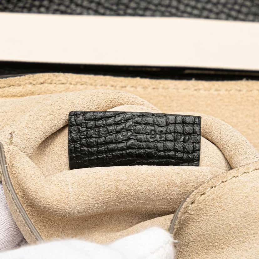 Chloé Small Bicolor Smooth and Grained Calfskin Drew Crossbody Black Leather Good condition - Box View