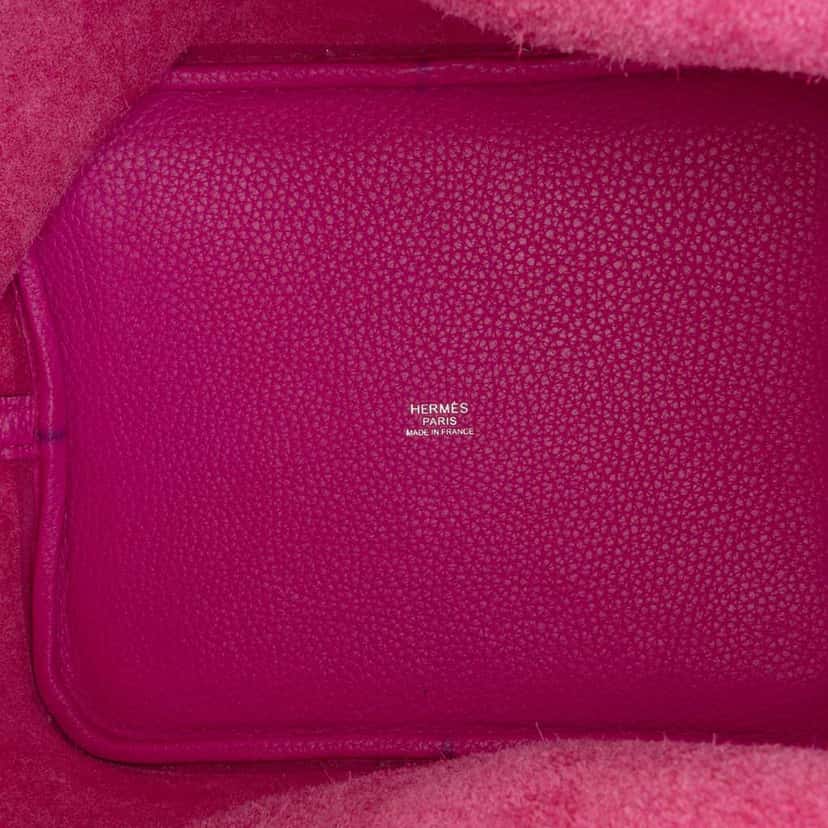 Hermès Clemence Picotin Lock 22 Pink Leather Good condition - Model View
