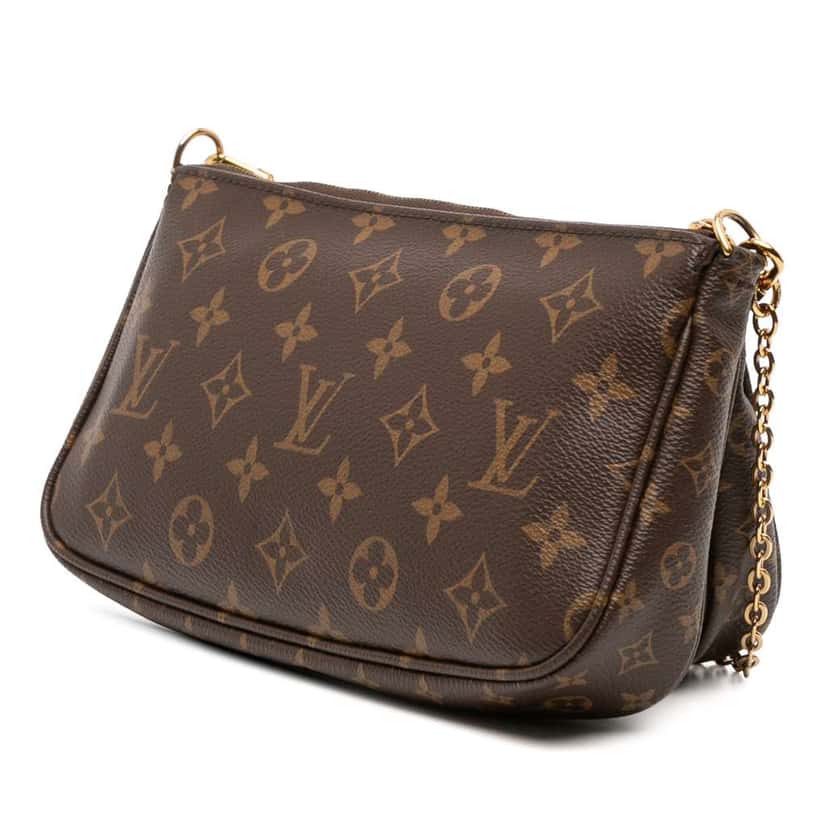 Louis Vuitton Monogram Multi Pochette Accessoires Brown Canvas Good condition - Back View