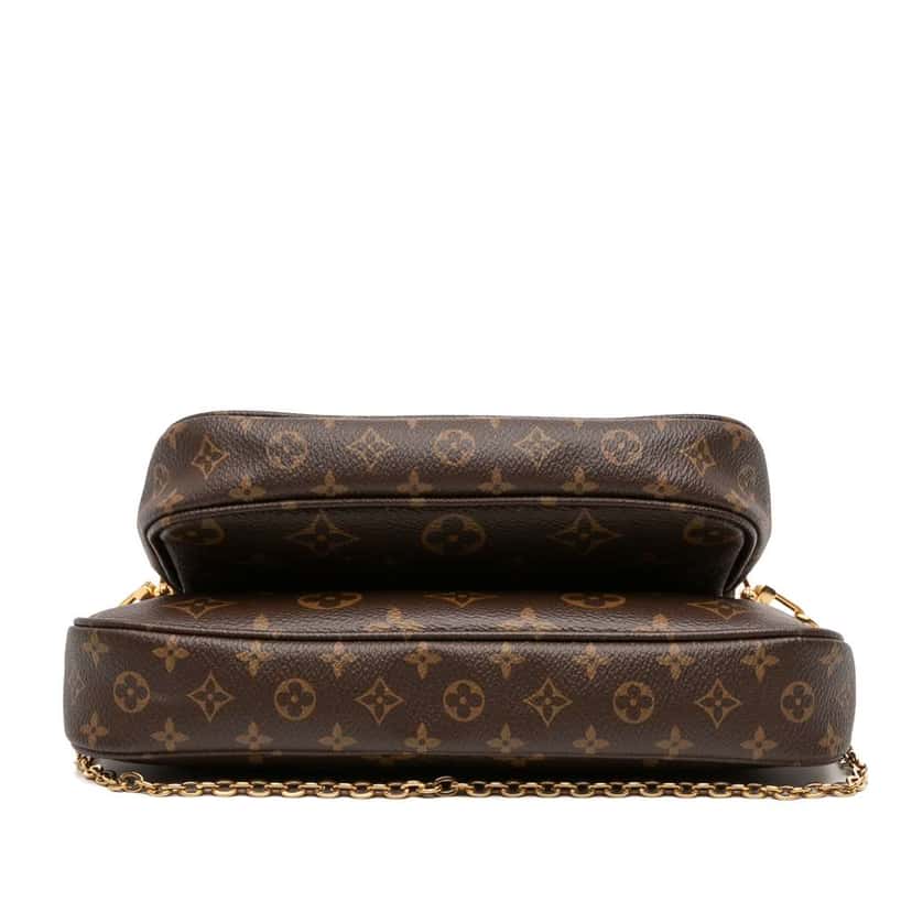 Louis Vuitton Monogram Multi Pochette Accessoires Brown Canvas Good condition - Inside View