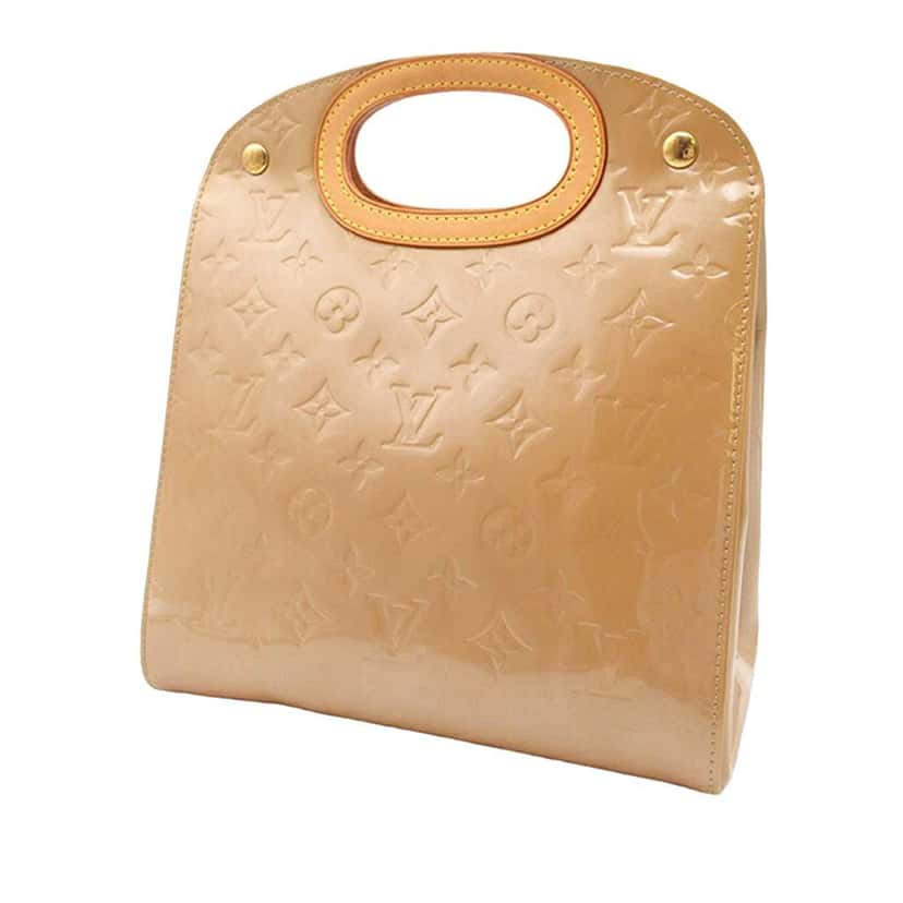 Louis Vuitton Monogram Vernis Maple Drive Brown Leather Good condition - Back View
